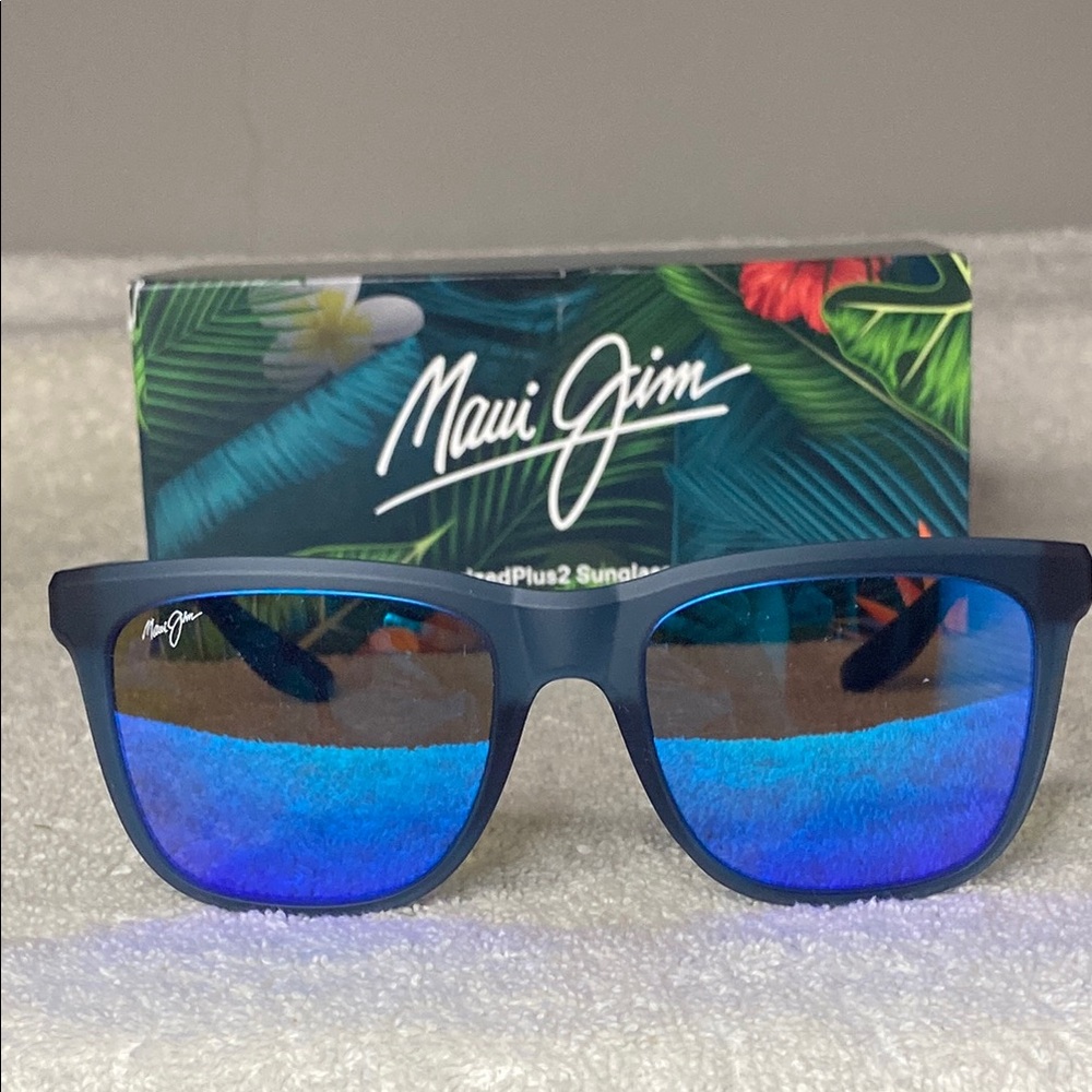 Maui Jim Pehu Polarized Sunglasses in Ocean Blue [In Box]